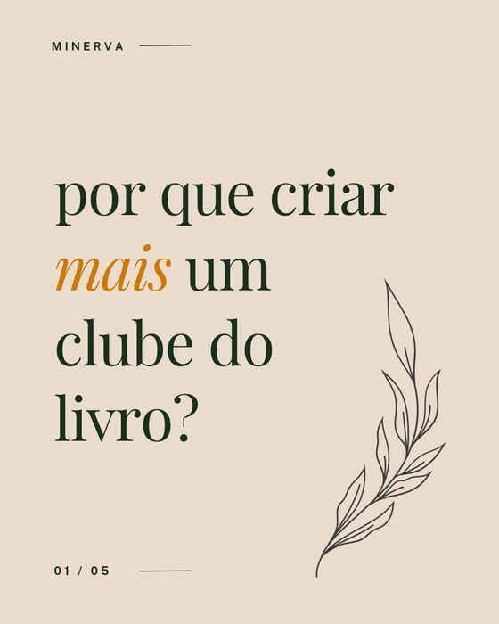 Post 1 de 5 do Instagram da Minerva