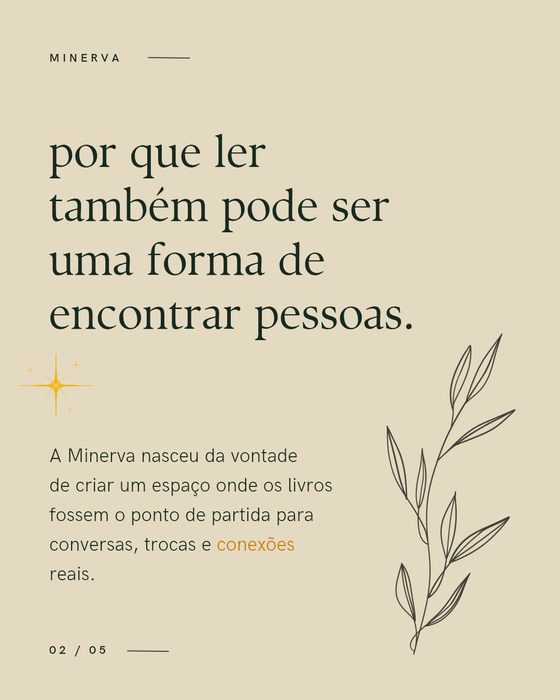 Post 2 de 5 do Instagram da Minerva
