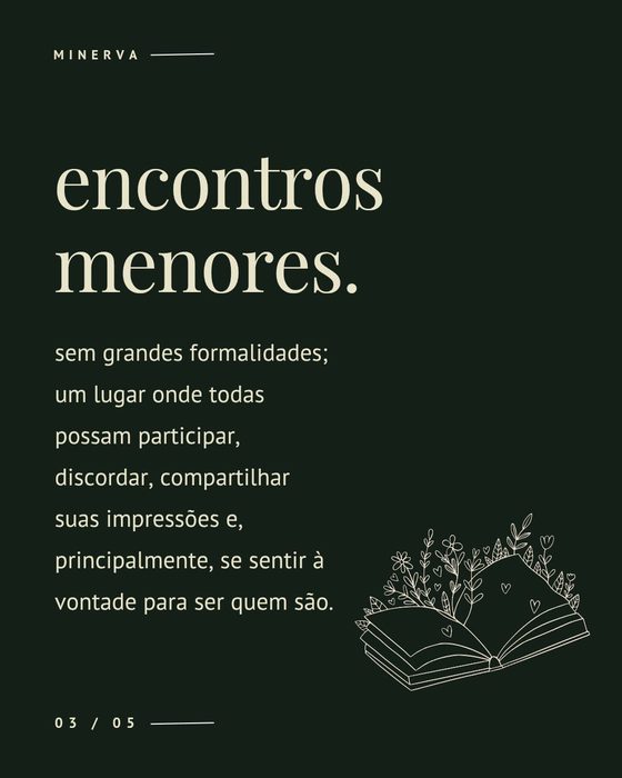 Post 3 de 5 do Instagram da Minerva