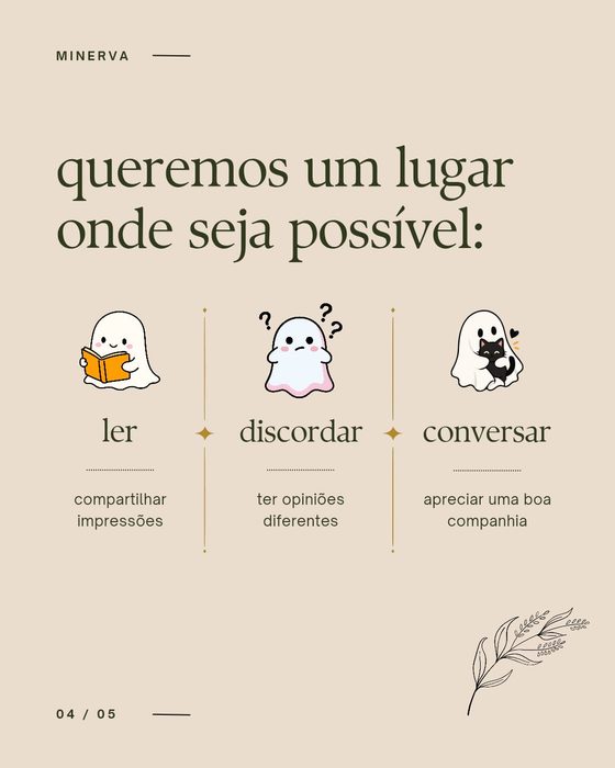 Post 4 de 5 do Instagram da Minerva
