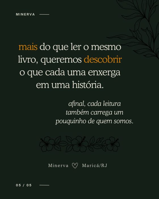Post 5 de 5 do Instagram da Minerva